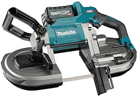 Makita PB002GD101 40V Max Li-ion XGT Brushless Portable Band Saw Complete with 1 x 2.5 Ah Battery and Charger Supplied in a Carry Case