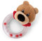 NICI 49085 Rasselring FC Bayern Bear Berni 14cm rot
