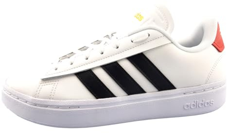Adidas Tennis Shoe Grand Court Alpha, FTWR White/Core Black/Better Scarlet, H06106, 45 1/3 EU
