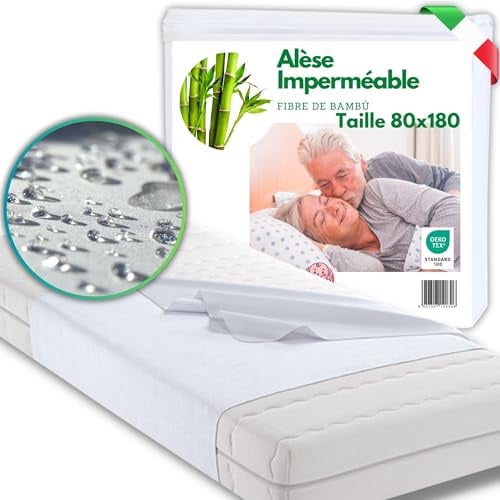 Traverse Letto Anziani Lavabili 80x180 cm Traversa Impermeabile Bambù