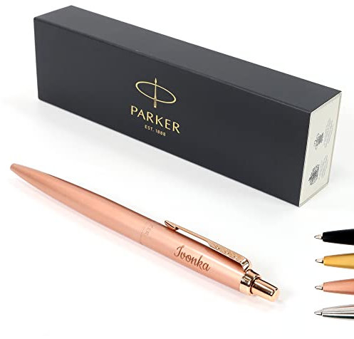 Personalised Custom Parker Jotter XL Monochrome Pen + Gift Box | Design A Truly Unique Present | Laser Engraved - Rose Gold