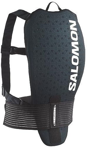 Salomon Flexcell Unisex Rückenschutz Ski Snowboarden MTN, Anpassbarer Schutz, Leicht und Einfach Anzupassen, Schwarz, L