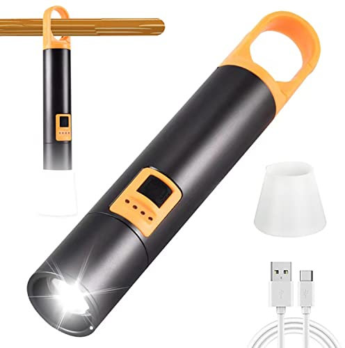 YZYOE Most Powerful LED Tactical Laser Flashlight 1000 High Lumens, Zoomable Tactical Flashlight Portable Handheld Flash Lights for Camping, Emergencies.