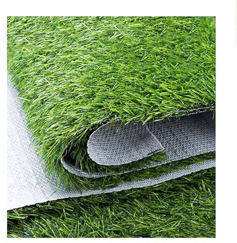 Rasen für Balkon, Premium Kunstrasen, Garten-Rasen, Rasenteppich, Rollrasen, Kunststoffrasen, für Hunde Indoor Outdoor (Höhe:25mm) (2x2m/6.6x6.6ft)