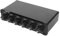 2 in 4 Out Stereo Speaker Selector with Volume Control, Audio Balanced Audio Converter, Audio Selector Distribution Box for Multi-Channel High Powered Amp (UK Plug)