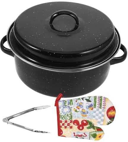 KICHOUSE Multifunktionales Bräter-kochgeschirr-set Truthahn-bräter Backformdeckel Gleichmäßige Hitze Leicht Zu Reinigen Für Den Täglichen Gebrauch