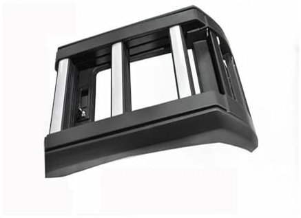 Baca Coche Coche 4x4 para Tanque 300 Estante Personalizado Camión Y Escalera Lateral Raíl Techo Bastidores Techo para Coche Soporte Transporte Carga Equipaje Portaequipajes Coche(Color:Silvery)