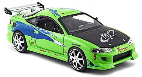 EMRGAZQD Motorfahrzeuge Replika Auto 1:24 Für Mitsubishi Eclipse 1995 Legierung Auto Modell Druckguss Fahrzeug Simulation Autos Geschenke Sammlung Originalgetreue Nachbildung