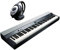 Kurzweil KAP1-LB Professionelles Stage Piano Keyboard Schwarz 88 Tasten mit keepdrum Kopfhörer