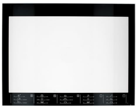ensipart Innenscheibe für Backofentüre kompatibel mit 290440566 transparente Glasscheibe für Tür Backofen innere Scheibe