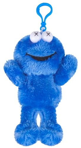 Dekewe Krümelmonster Schlüsselanhänger für Kinder, Cartoon-Charakter Schlüsselanhänger für Jungen und Mädchen, Dekorationen Geburtstag Geschenke