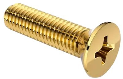 Vis à tête fraisée cruciforme en laiton, vis à métaux M2-M8