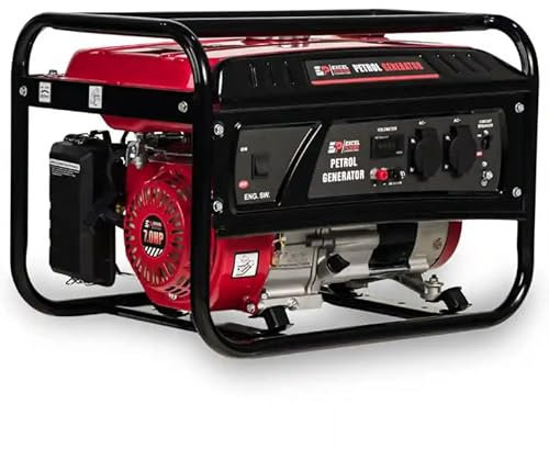 Excel Power 3kW Open Frame Petrol Generator Recreational Camping And Medium Duty Professional Work 2 Year Warranty