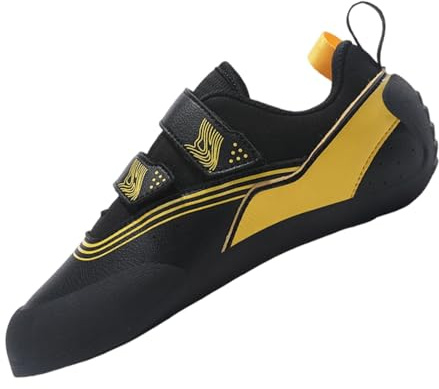 Bouldering Shoes,Men's Climbing Shoes,Climbing Shoes Bouldering,Symmetrical Sole,Grip,Lightweight Non-Slip,Quick On/Off,Fit Adjustability,for Beginners Or for Long and Moderate Ascents