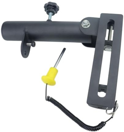QLoztyse Langhantelaufsatz, Platzsparender Stahl Row Plat Power Rack Aufsatz für Home Squate Rack, für 1.8 cm