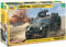 Zvezda 500783683-1:35 GAZ Tiger w/Arbalet - Plastikbausatz - Modellbausatz - Zusammenbauen - Bausatz - für Einsteiger - detailliert, Olive-schwarz