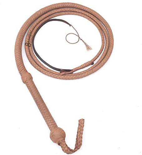LeatherBond Indiana Jones Style Tresse en Cuir de Vache véritable Marron Clair 2,4 m