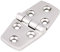 Keenso Marine Boat Door Hinge, Marine Grade Stainless Steel Door Hinge Mirror Polished Flush Door Hinge Stamp Strap Hinge Replacement for Lids Hatches Compartments Door(76 * 38)