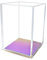 NatSumeBasics Pen Pot Pencil Holders Case Clear Acrylic Desk Organizer Cup Colorful Rainbow Makeup Brush Holder for Office School Home Desktop Organizers and Accessories (Rainbow)