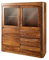 MASSIVMOEBEL24.DE Toronto Highboard Sheesham/Palisander - Verschiedene Größen und Farben, Farbe:Dunkelbraun gewachst, Größe:128x40x145 cm (BxTxH)