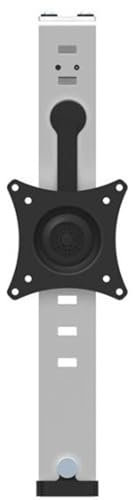 StarTech.com Soporte VESA de Cubículo para Monitor de hasta 34 - Ergonómico de Altura Ajustable - Instalación en Pared de Cubículo mediante Gancho o Abrazadera - para Cubículo de Oficina (ARMCBCLB)