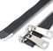 ByaHoGa 120 cm #5 separare Cerniere Lampo Metallo Chiusure Lampo a Due Vie divisibile per Jacket Cucire Cappotti Giacca (TW Argento)