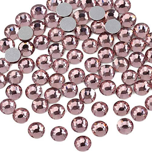 Beadsland 1440 Pezzi Strass Retro Piatto,Cristalli Strass per Unghie,Viola Chiaro,SS16(3,8-4,0 mm)