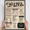 67 Geburtstag Geschenk, Alte Zeitung Holzbild Back in 1958 Vintage personalisierbar zum Hinstellen/Aufhängen opt. beleuchtet, 67 Geburtstag Frau, 67 Geburtstag Mann, 67. Geburtstag, 67 Geburtstag Deko