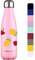 PROWORKS Bouteille d'eau Isotherme, sans BPA, Gourde INOX Reutilisable pour Maintien Chaud de 12 Heures & du Froid Jusqu’à 24 Heures, Sport, Gym, Voyage 500ml - Rose Pastel -Citron au Cerises