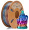 ERYONE Ultra Shiny Silk PLA Filament voor 3D Druker, PLA Filament 1.75mm, +/- 0,03mm,1kg 1 Spule, Multicolor Rainbow Fast Color Gradient Silk, Universum Regenbogen