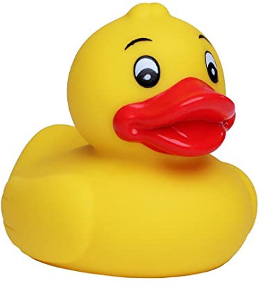 Schnabels Quietsche-Ente (9,50 cm) - Geschenk für Geburt Geburtstag Namenstag Kinder Baby Freund-in Mädchen Junge - Spielzeug Bade-Ente Badewanne Deko