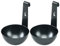 DOITOOL Cuiseur Oeuf, 2 Pièces Cuiseurs à œufs Machine à œufs Pochés Tasses, à Oeufs Poacher En Acier Inoxydable Antiadhésive, à Oeufs Cuillère Coquilles, à Oeufs Gadget De Cuisine