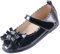 EIGHT KM Toddler Girls Dress Shoes Mary Jane Princess Wedding Ballerine Scarpe EKM7063 Fiocco in Pelle Verniciata Nero Taglia EU 22