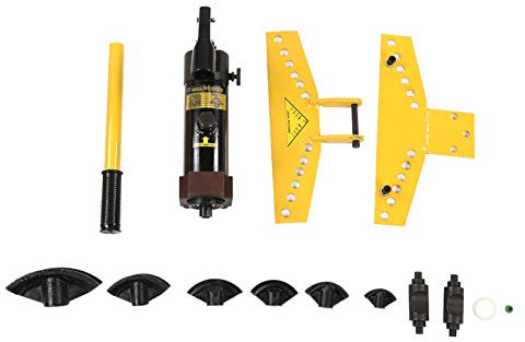 Rohrbieger, hydraulischer Rohr- und Rohrbieger mit 4 Stück Biegeformen (3/8 - 1)