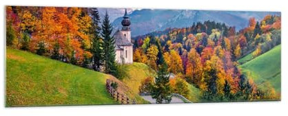 Bilder auf Glas 160x50cm Wandbild Glasdruck Landschaften Natur - 5402