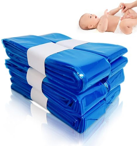 GROVL 3 Pcs Diaper Pail Refill Bags,for Angelcare, Tommee Tippee and Spross Refill Cassettes,7 layer bags add extra protection and lock smells away,Maximum Capacity of 280 Nappies