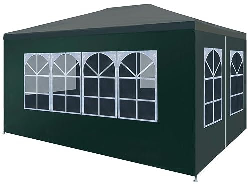 ARKEM Tente de réception 3 x 4 m Vert,Tente de Réception,Protection UV,Imperméable,Tente de Camping,Chapiteau de Reception,Tente De Réception,Protection UV,Imperméable,