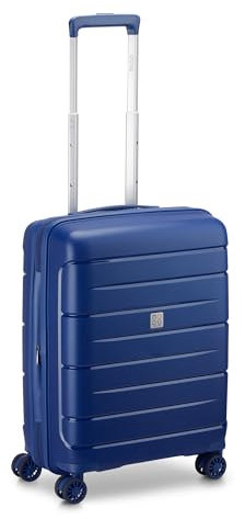 MODO BY RV RONCATO Starlight 3.0 Kabinen-Trolley 55x40x20/25 cm Erweiterbar mit Reißverschluss - Nachtblau