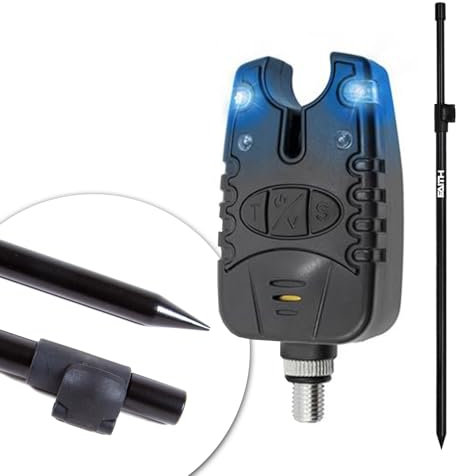 EUROCATCH Bissanzeiger Bankstick Set 1 Rute einzeln - Karpfenangeln - Bissalarm - Bite alarm - Rutenunterstützung