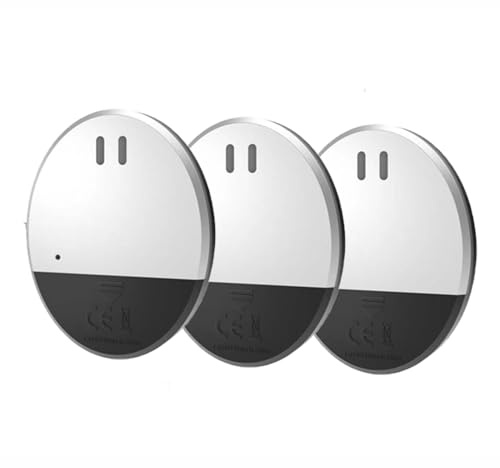 Lancoon 3 Pack Tür Fenster Alarm 130dB Laut Deutlich Sicherheit Magnetisch Einbruchsalarm-Sensor Einfache Installation Reaktionsschnell Vibrationssensor-Alarme für Haus Wohnung