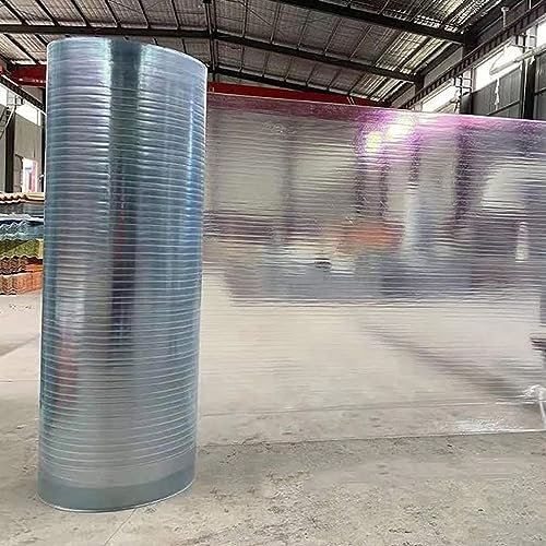 Coperture in policarbonato durevole per tettoia serra tettoia garage 1,2 x 3 m resistente ai raggi UV (1,2 x 3 m)