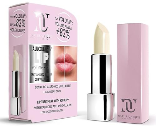 Natur Unique - IALUCOLLAGEN LIP VOLUME XXXL | Tratamiento Voluminizador con Ácido Hialurónico y Colágeno | Lip Plumper, Labios con más Volumen e Hidratados | Made In Italy | 4.2ml