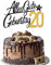 Torten Deko 20 Geburtstag – Glitzernder Cake Topper für Frauen & Männer (20)