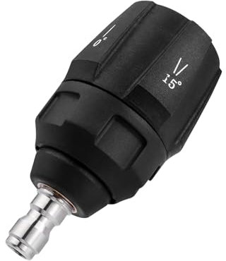 Bestgle Buse de Nettoyeur Haute Pression 5 en 1, Buse 5 en 1 pour Nettoyeur, Buse Turbo pour Nettoyeur Haute Pression avec Raccord Rapide 1/4'', Plusieurs Angles, Buse Haute Pression 0° 15° 25° 40°