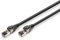 DIGITUS Cable LAN Cat 8.1-2 m - AWG 24/7 - hasta 40 Gbit/s - Cable de red RJ45 - S/FTP - PoE++ - LSZH - Compatible con Cat7, Cat6A, Cat6 - Negro