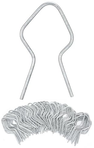 Bexdug T Post Clips - Heavy Duty Cable Ties - Reusable Chain Link Fencing Supplies, Garden Gadgets for Vehicles, Farms