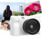 Kameras für Fotografie, 4K 75MP Digitale Vlogging -Kamera für YouTube mit 3 -Zoll -Bildschirm, Kompakte WLAN (White)