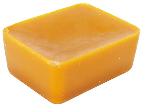Bloque de Cera de Abejas Amarilla Natural, Cera de Abejas Pura para el Pulido de Muebles y Suministros de Apicultura, Cera de Grado alimenticio para el Cuidado de Maderas Antiguas,
