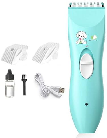 Mingzhe Cortapelos para Bebés Herramienta de Corte de Cabello Eléctrica Ultra Silenciosa para Recién Nacidos y Niños Pequeños Material ABS Seguro y Confiable Batería Litio Alim