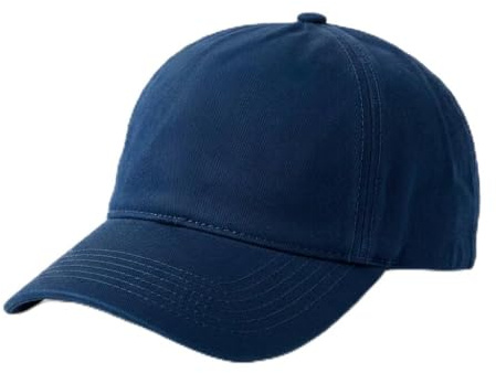 STEXFIT Cappello Uomo Donna 100% Cotone Cappellino con Visiera Baseball Regolabile Estivo Sportivo 5 Pannelli (Blu)